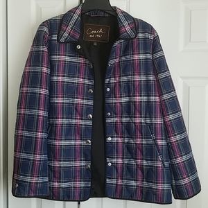 Multi colored, Coach signature lined jacket
